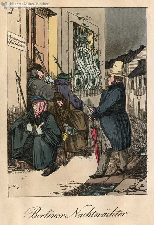 Berliner Nachtwächter (um 1840)